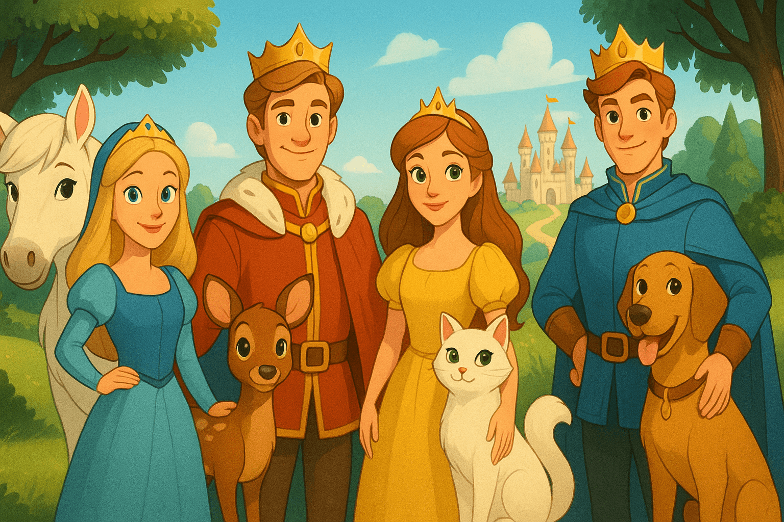 شاهزاده ها و حیواناتشان